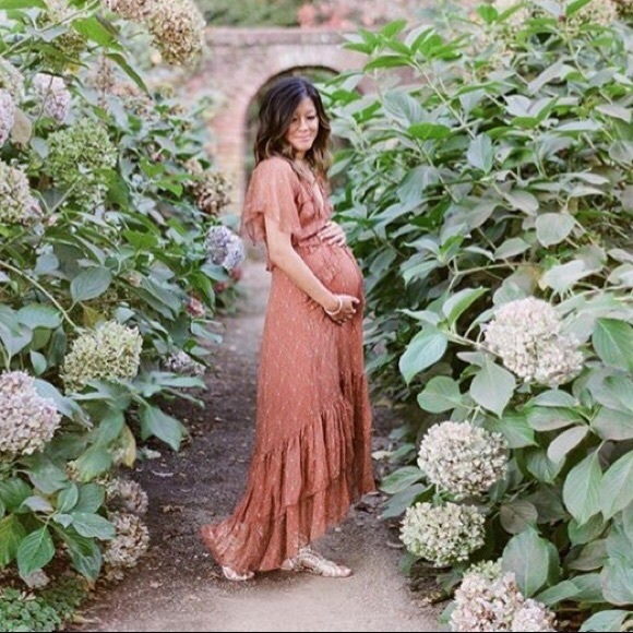 ✨SOLD✨ DÔEN antoinette silk dress warm autumnal tamarillo paisley S - Picture 10 of 16